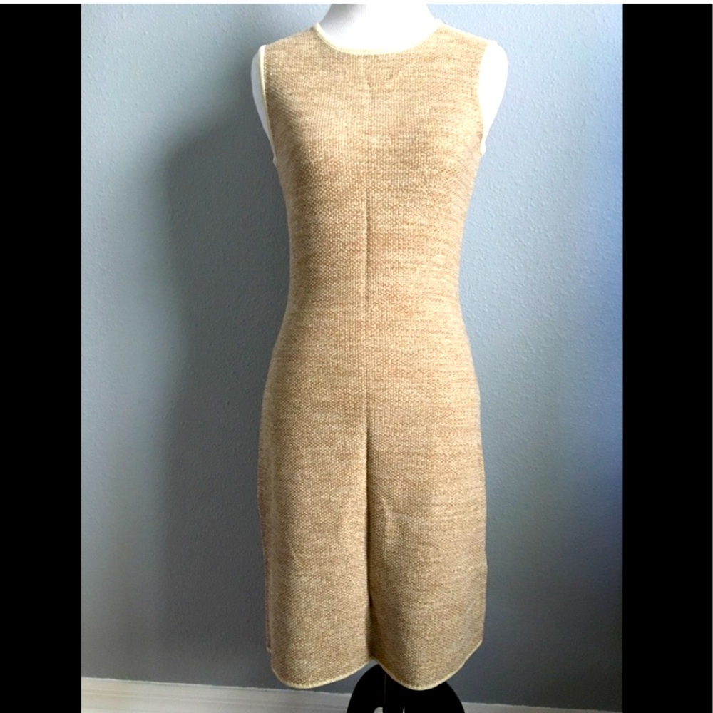 Gorgeous and comfortable gold metallic Wolford dress - EUC - worn twice!